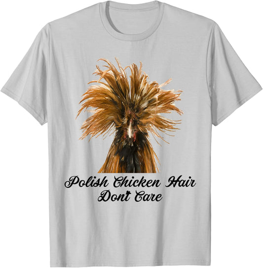 Funny Polish Chicken Shirt - Polish Chicken T-Shirt - T-Shirt | Ash