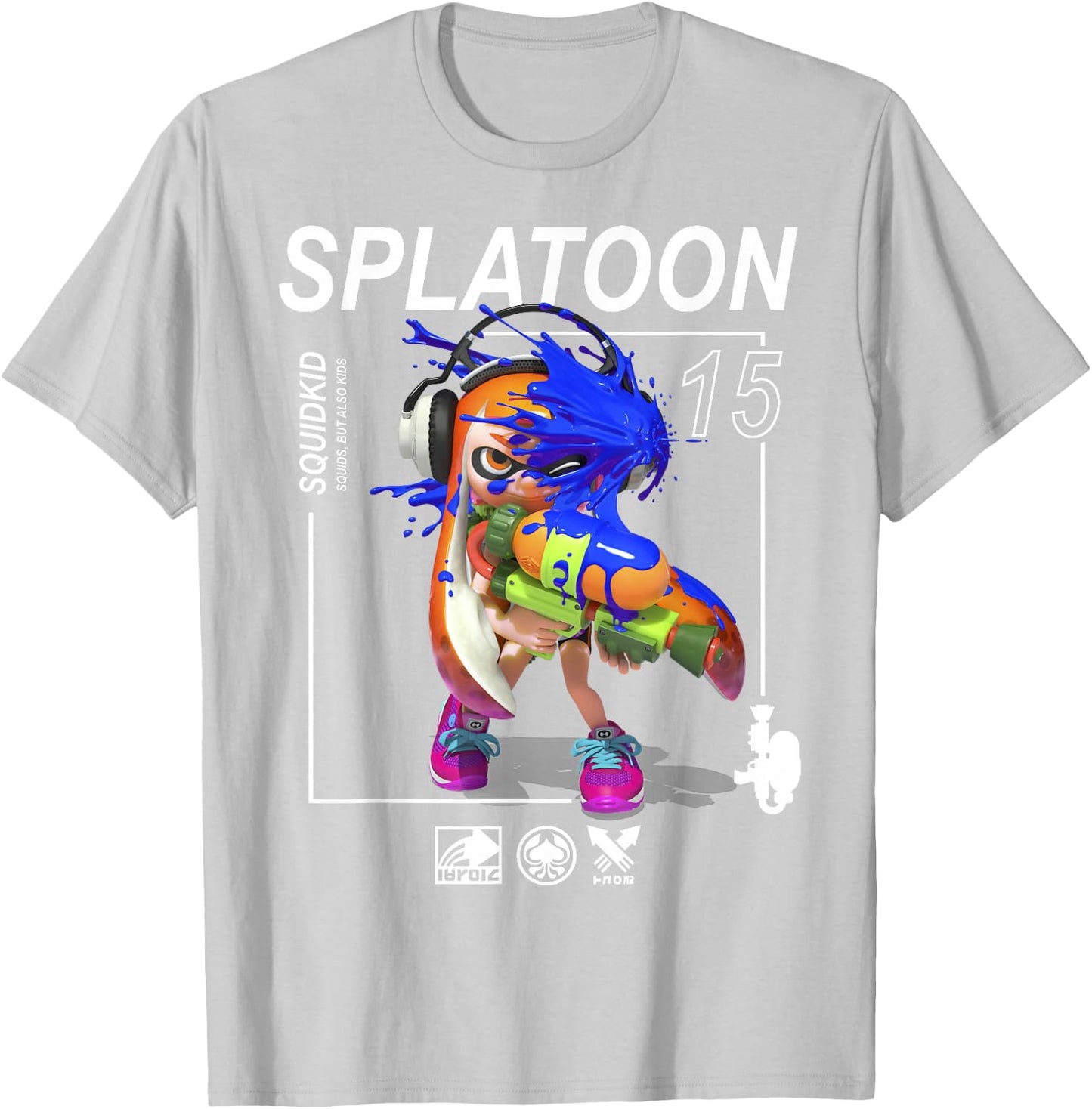 Nintendo Splatoon Squids But Also Kids Graphic T-Shirt - T-Shirt | Ash