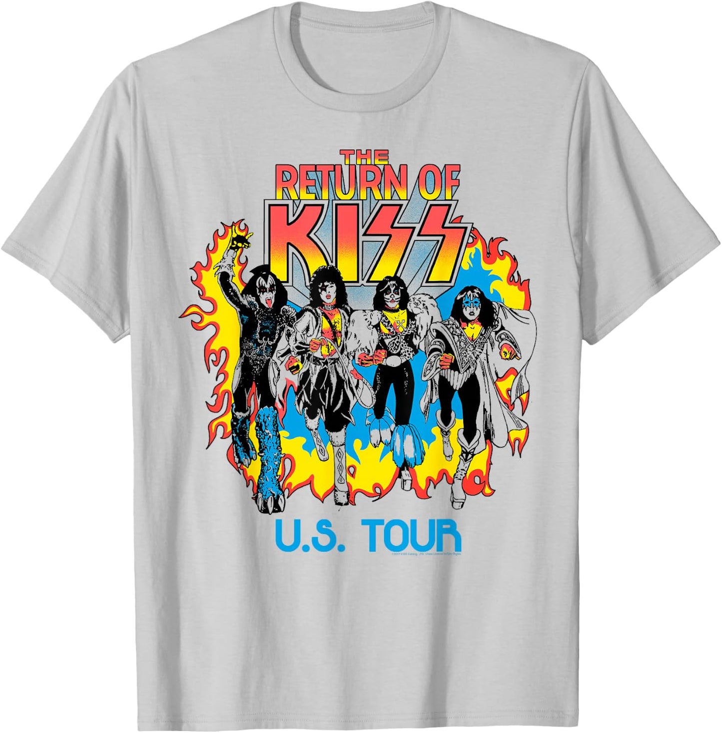 KISS - Return of KISS T-Shirt - T-Shirt | Ash