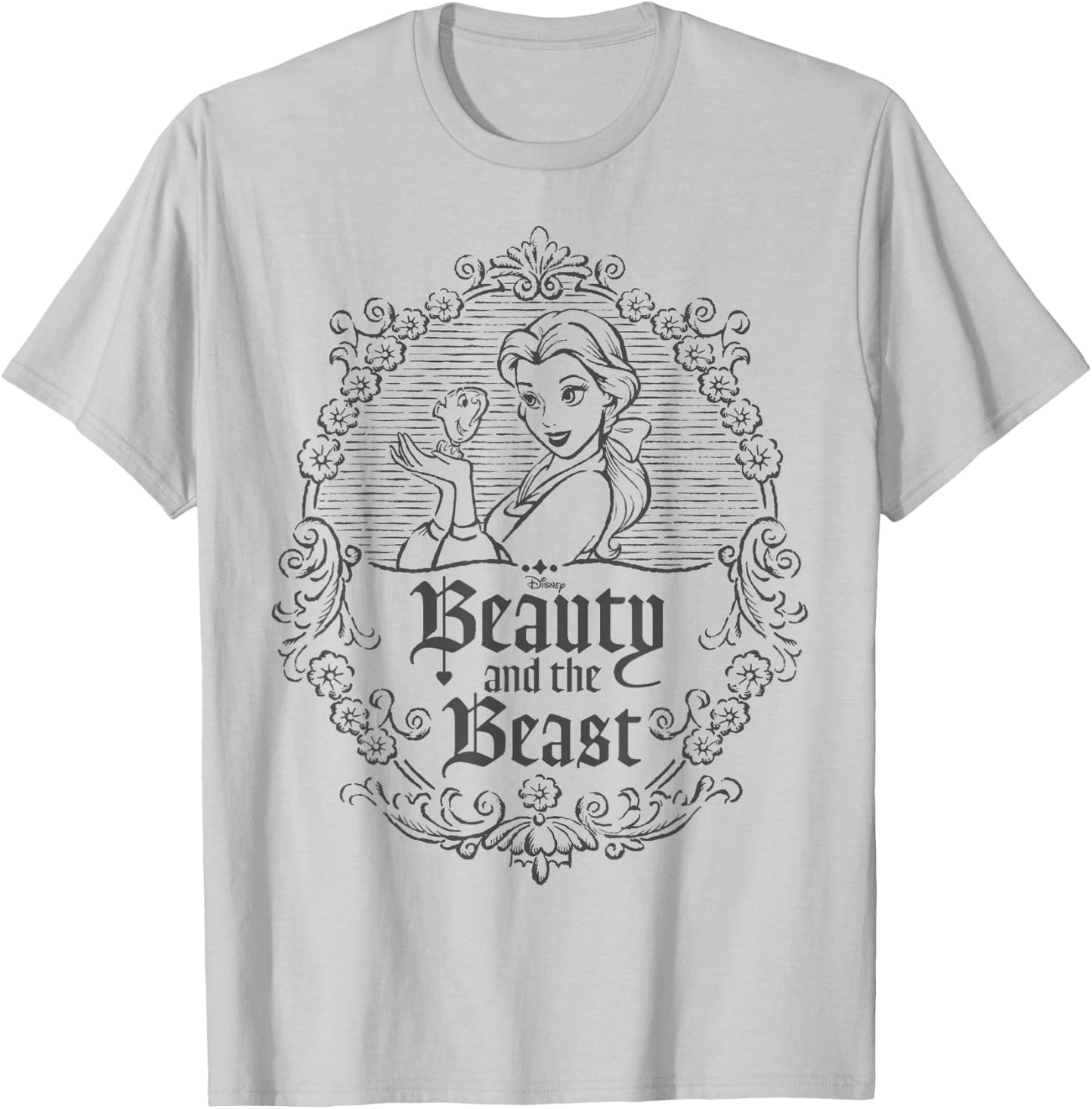 Disney Beauty And The Beast Belle Portrait T-Shirt - T-Shirt | Ash