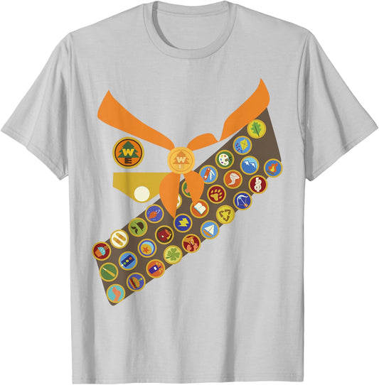 Disney Pixar Up Wilderness Explorer Costume Halloween T-Shirt - T-Shirt | Ash