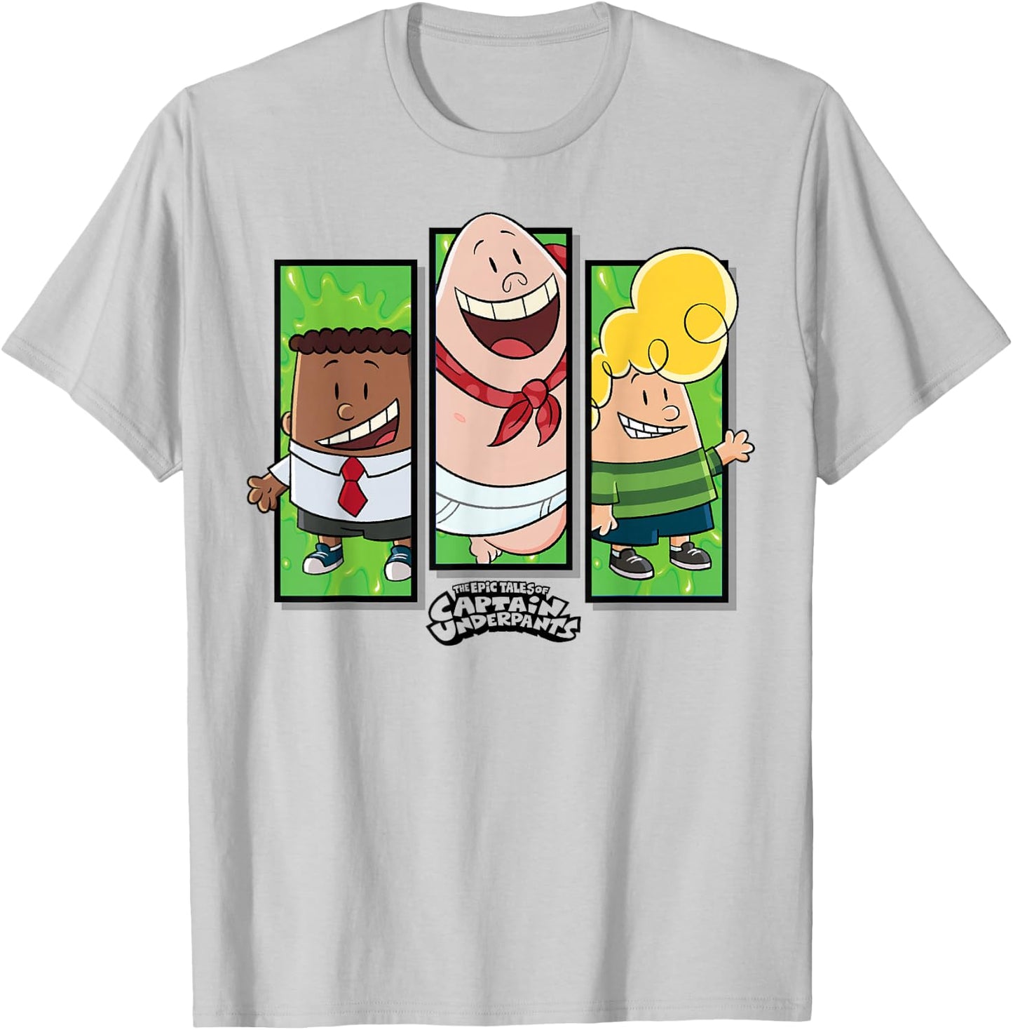 Captain Underpants The First Epic Movie George and Harold T-Shirt - T-Shirt | Ash