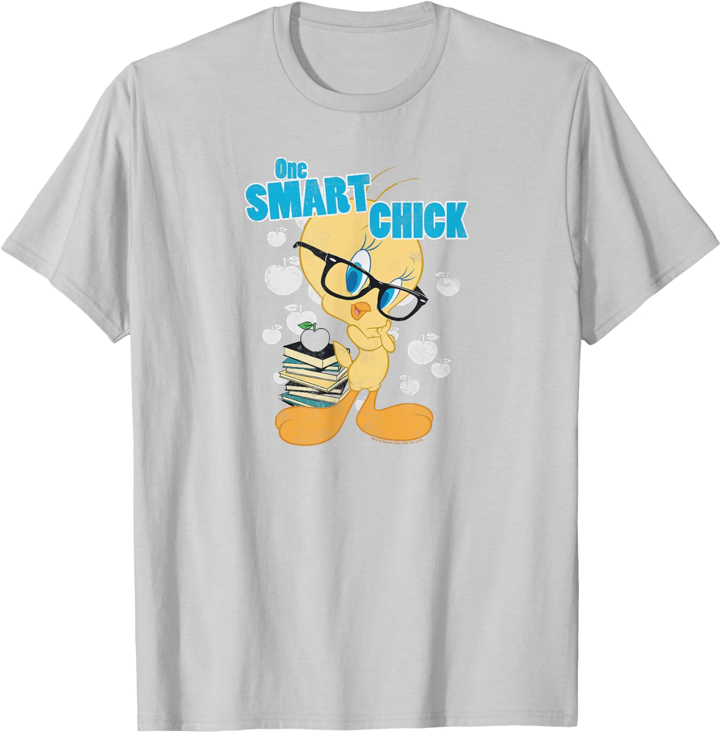 Looney Tunes Tweety One Smart Chick T-Shirt - T-Shirt | Ash