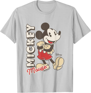 Disney Mickey and Friends Mouse Classic Pose T-Shirt - T-Shirt | Ash
