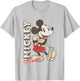 Disney Mickey and Friends Mouse Classic Pose T-Shirt - T-Shirt | Ash