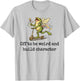 Off to Be Weird and Build Character Fairy Frog Scooter T-Shirt - T-Shirt | Ash