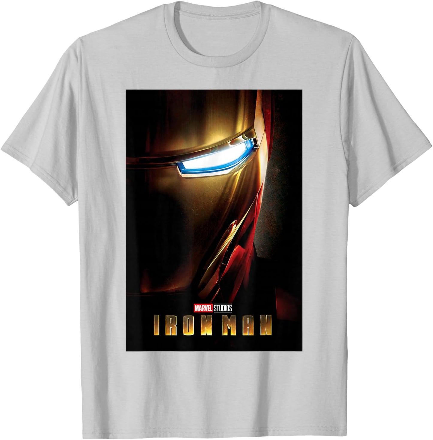 Marvel Studios Iron Man Movie Poster Graphic T-Shirt - T-Shirt | Ash