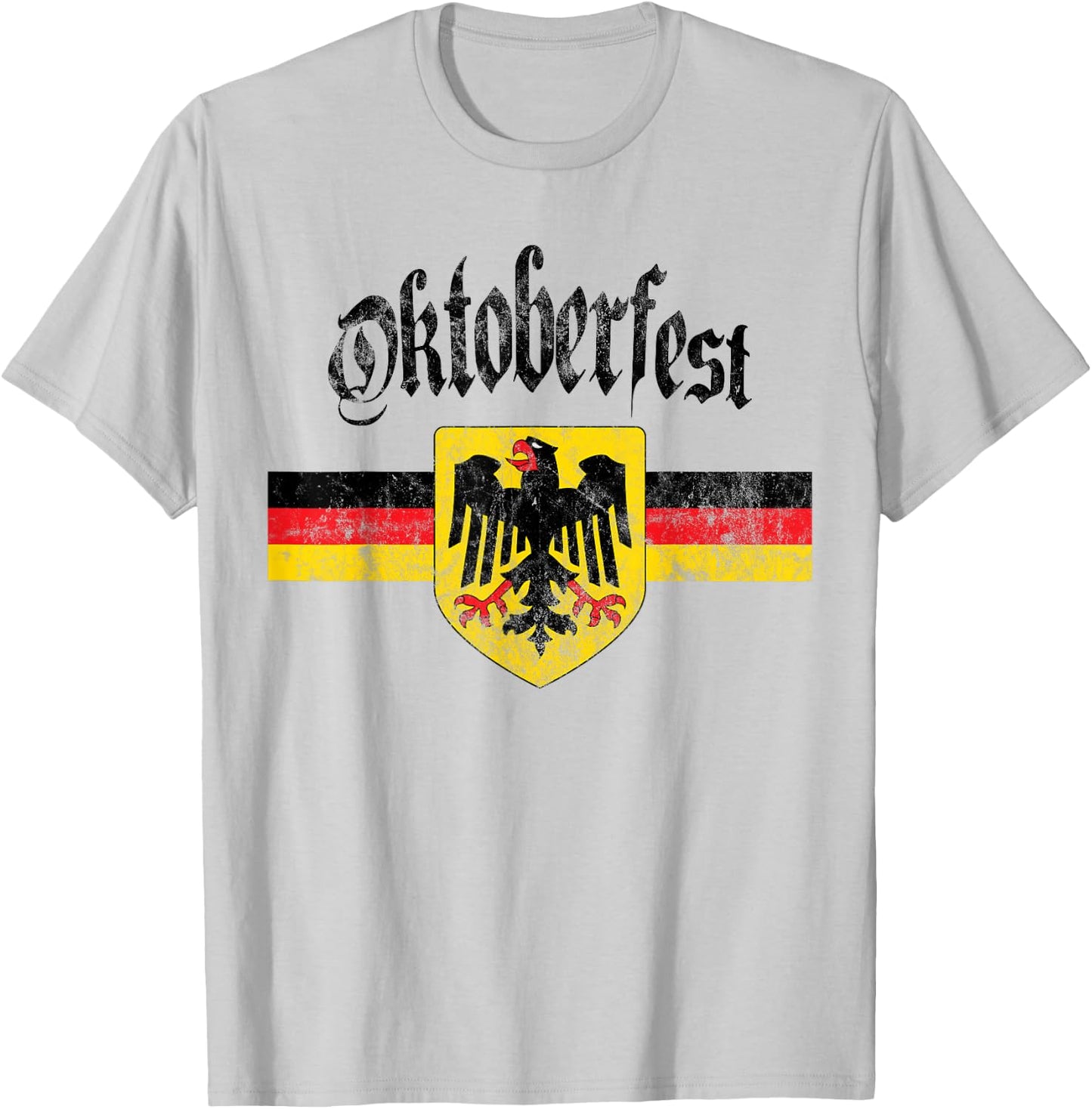 Oktoberfest German Coat of Arms T-Shirt - T-Shirt | Ash