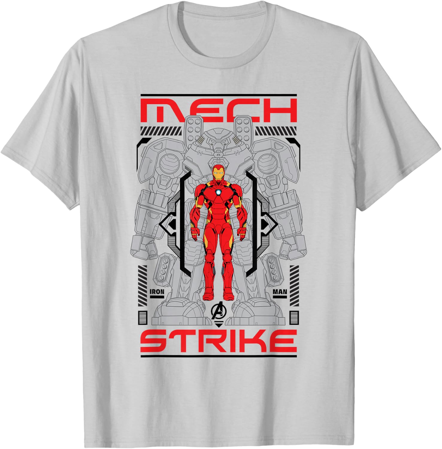 Marvel Avengers Mech Strike Iron Man T-Shirt - T-Shirt | Ash