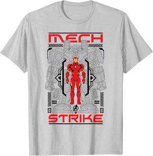 Marvel Avengers Mech Strike Iron Man T-Shirt - T-Shirt | Ash
