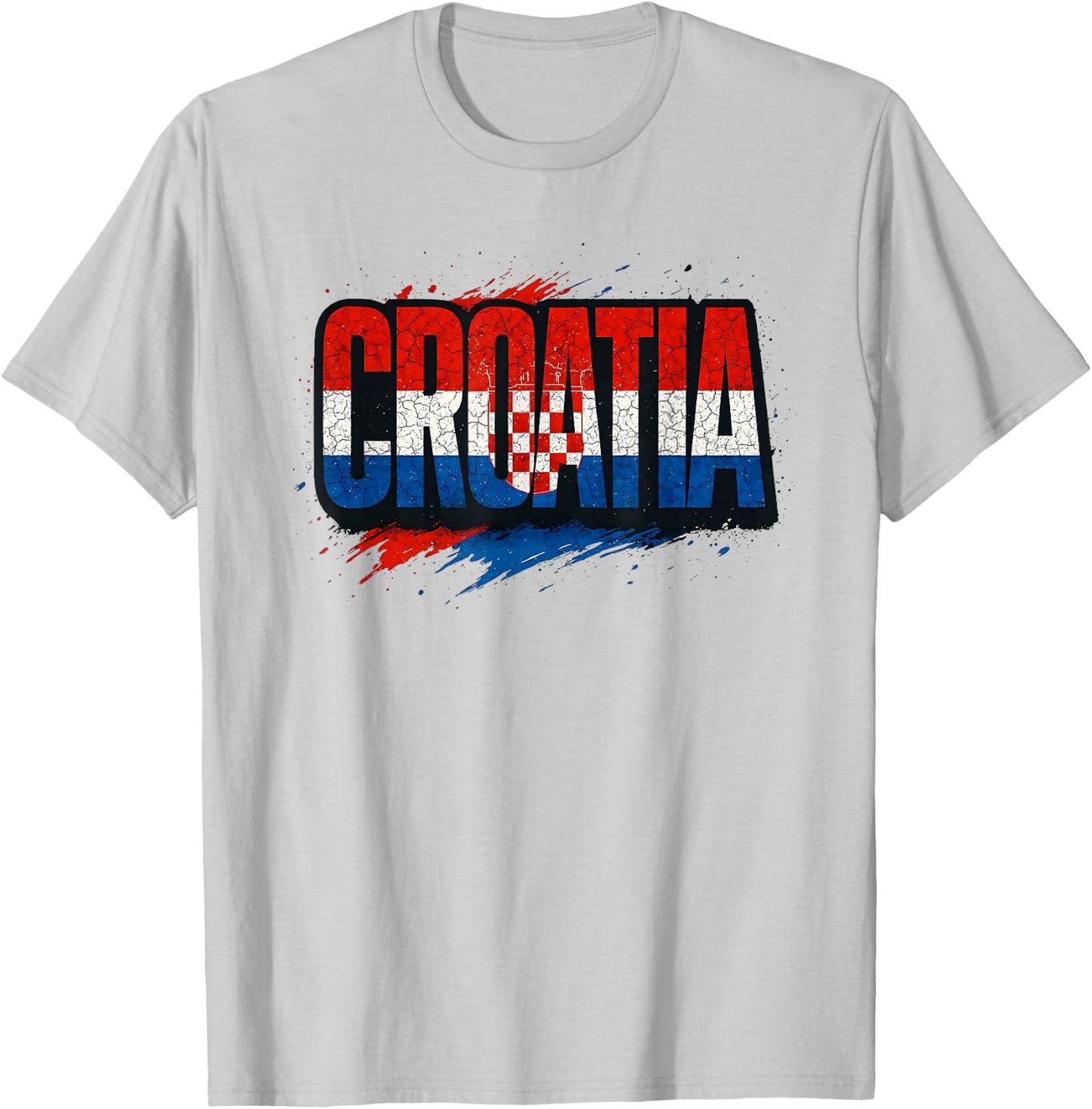 Croatia , Croatian map, Croatia Shirts T-Shirt - T-Shirt | Ash
