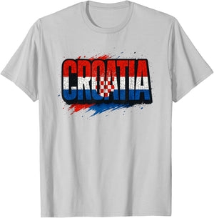 Croatia , Croatian map, Croatia Shirts T-Shirt - T-Shirt | Ash