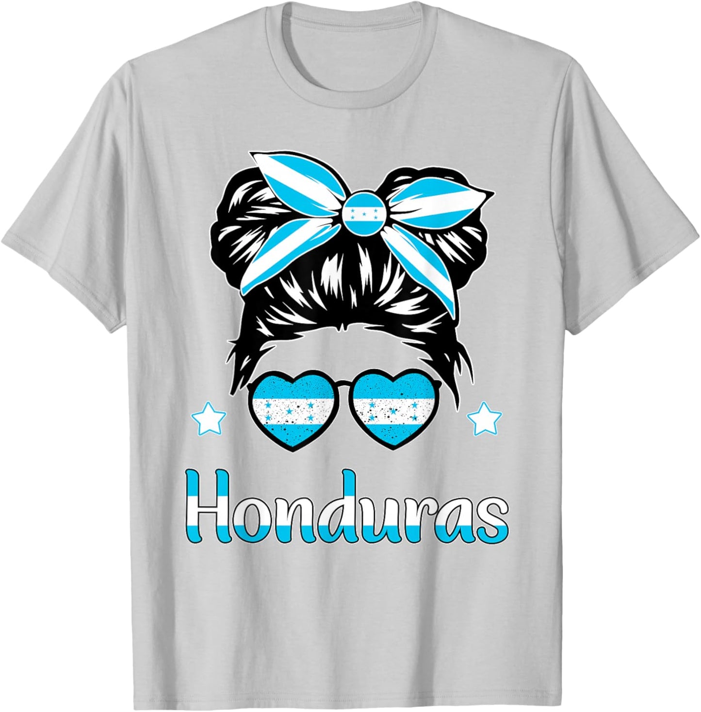 Toddler Girls Honduras-Shirt Flag Honduran Hispanic Heritage T-Shirt - T-Shirt | Ash