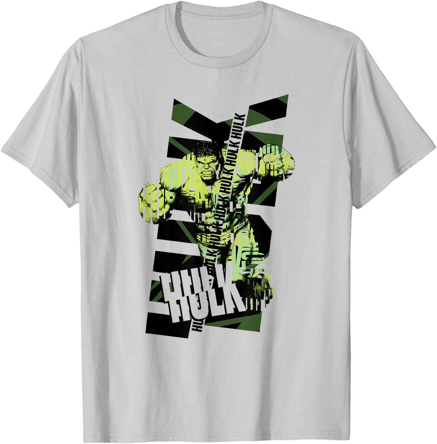 Marvel The Incredible Hulk Lettering T-Shirt - T-Shirt | Ash