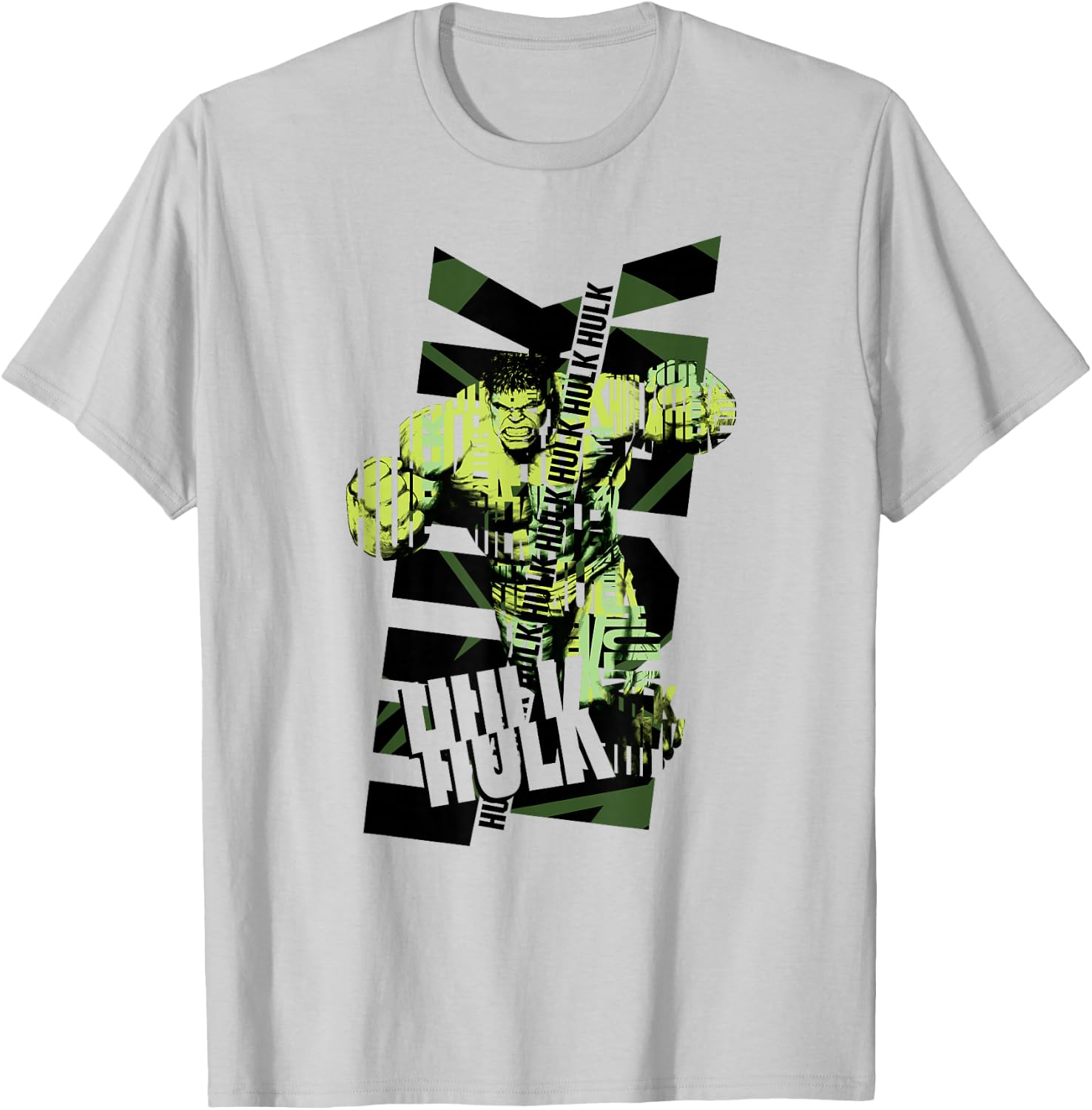 Marvel The Incredible Hulk Lettering T-Shirt - T-Shirt | Ash