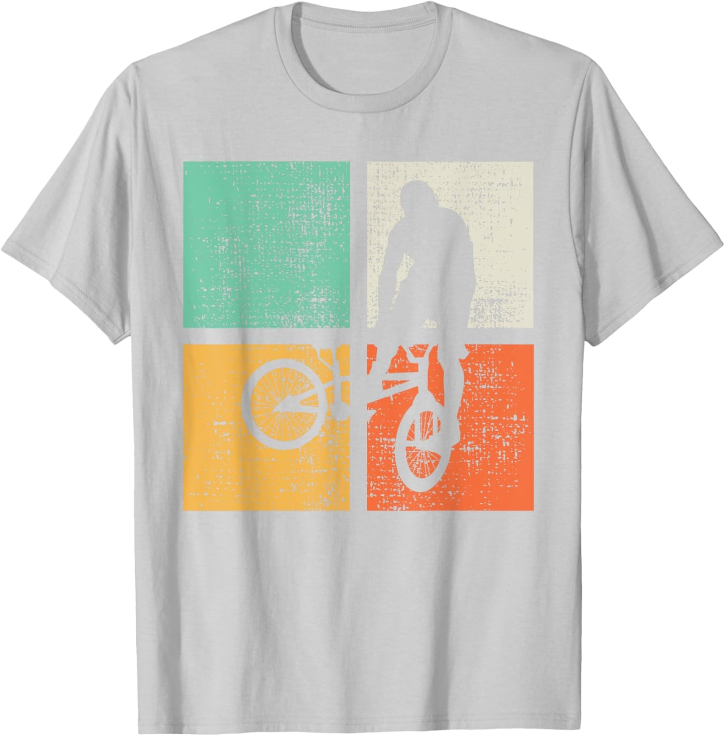 BMX Retro Vintage Bike Rider Gift T-Shirt - T-Shirt | Ash