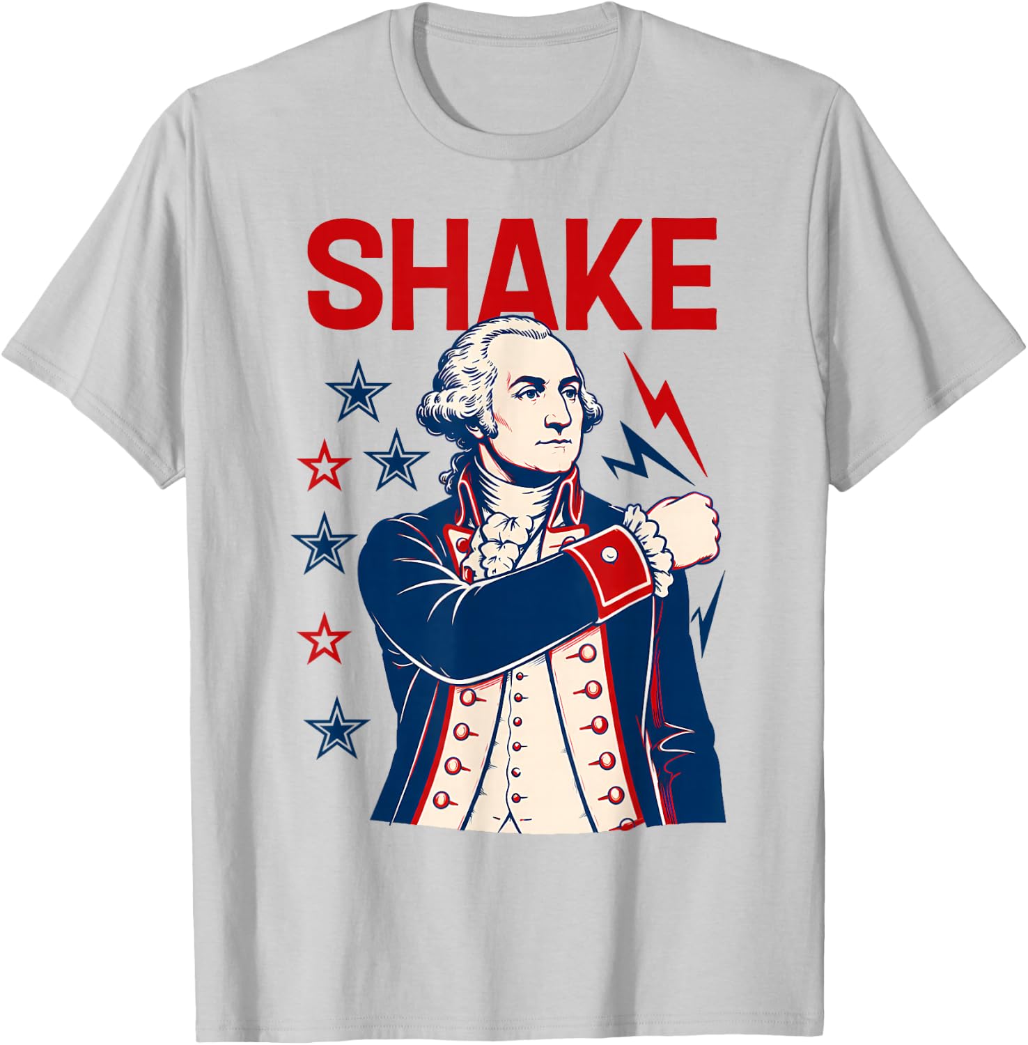 Funny Shake and Bake 4th of July Couple Matching T-Shirt - T-Shirt | Ash