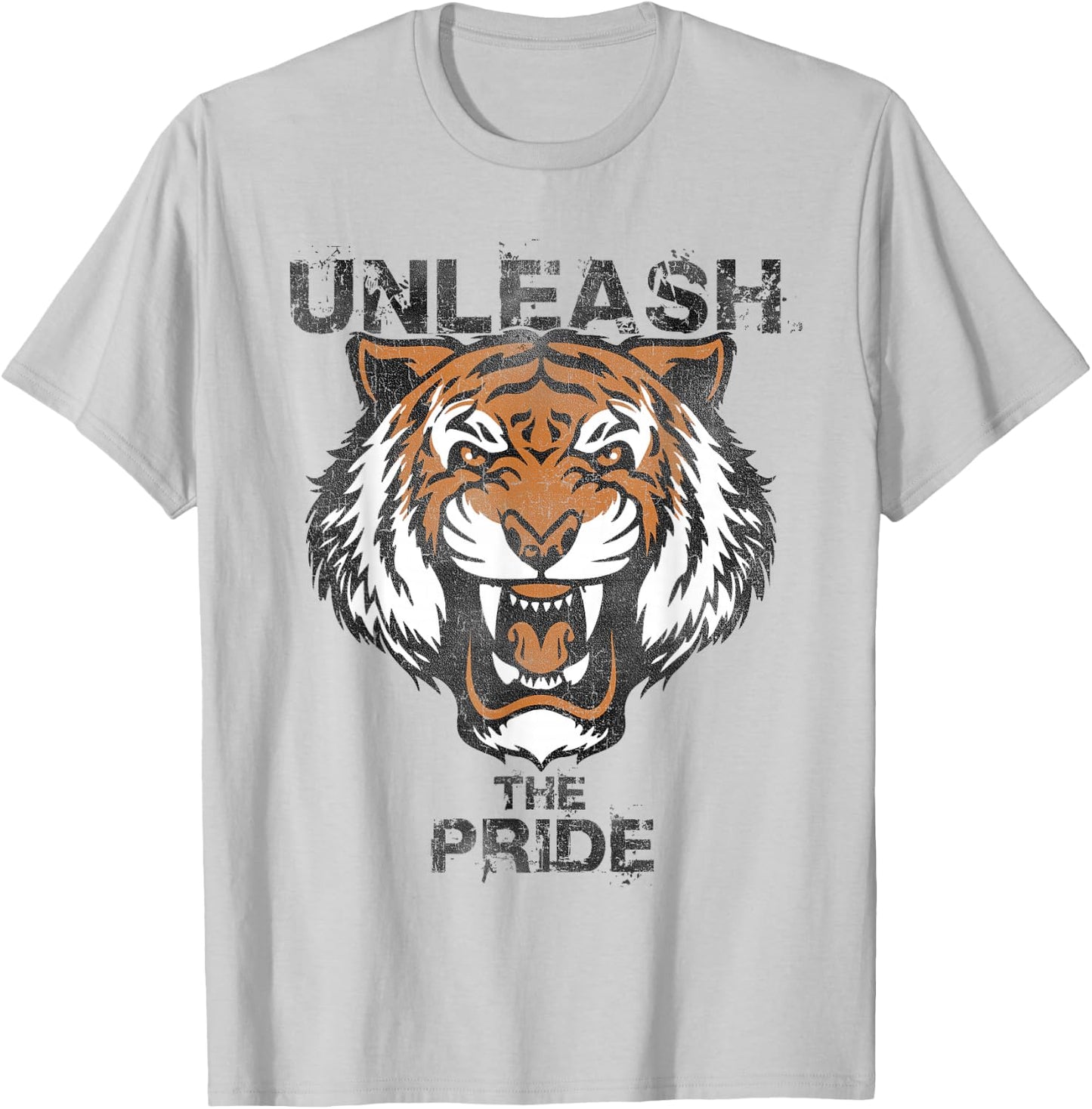 Lyndon High School Tiger Unleash the Pride T-Shirt - T-Shirt | Ash