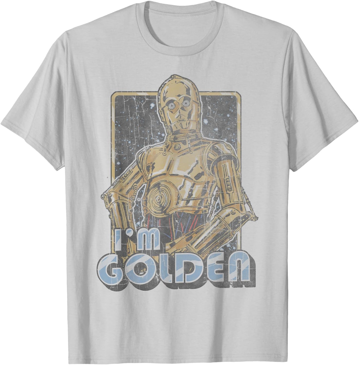 Star Wars C-3PO I'm Golden Pose Graphic T-Shirt - T-Shirt | Ash