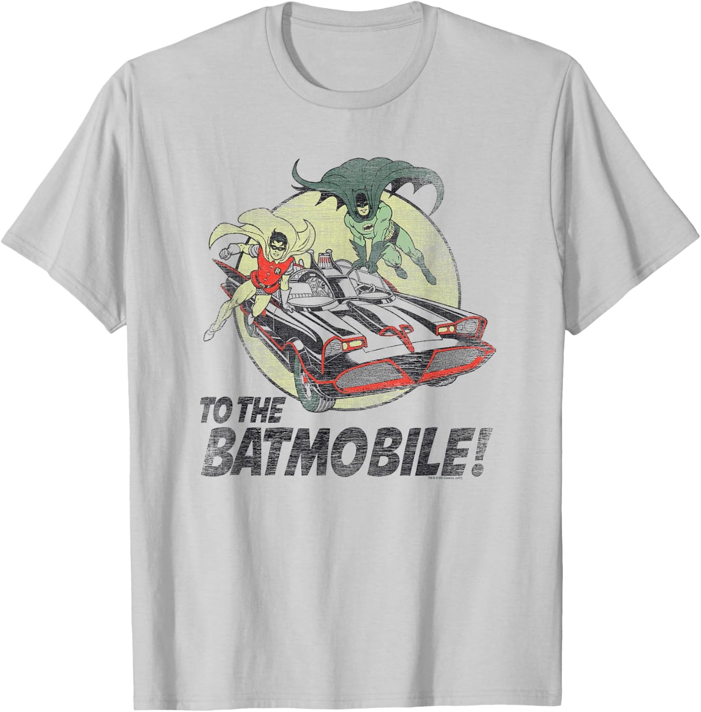 Batman Classic TV Series To the Batmobile T-Shirt - T-Shirt | Ash