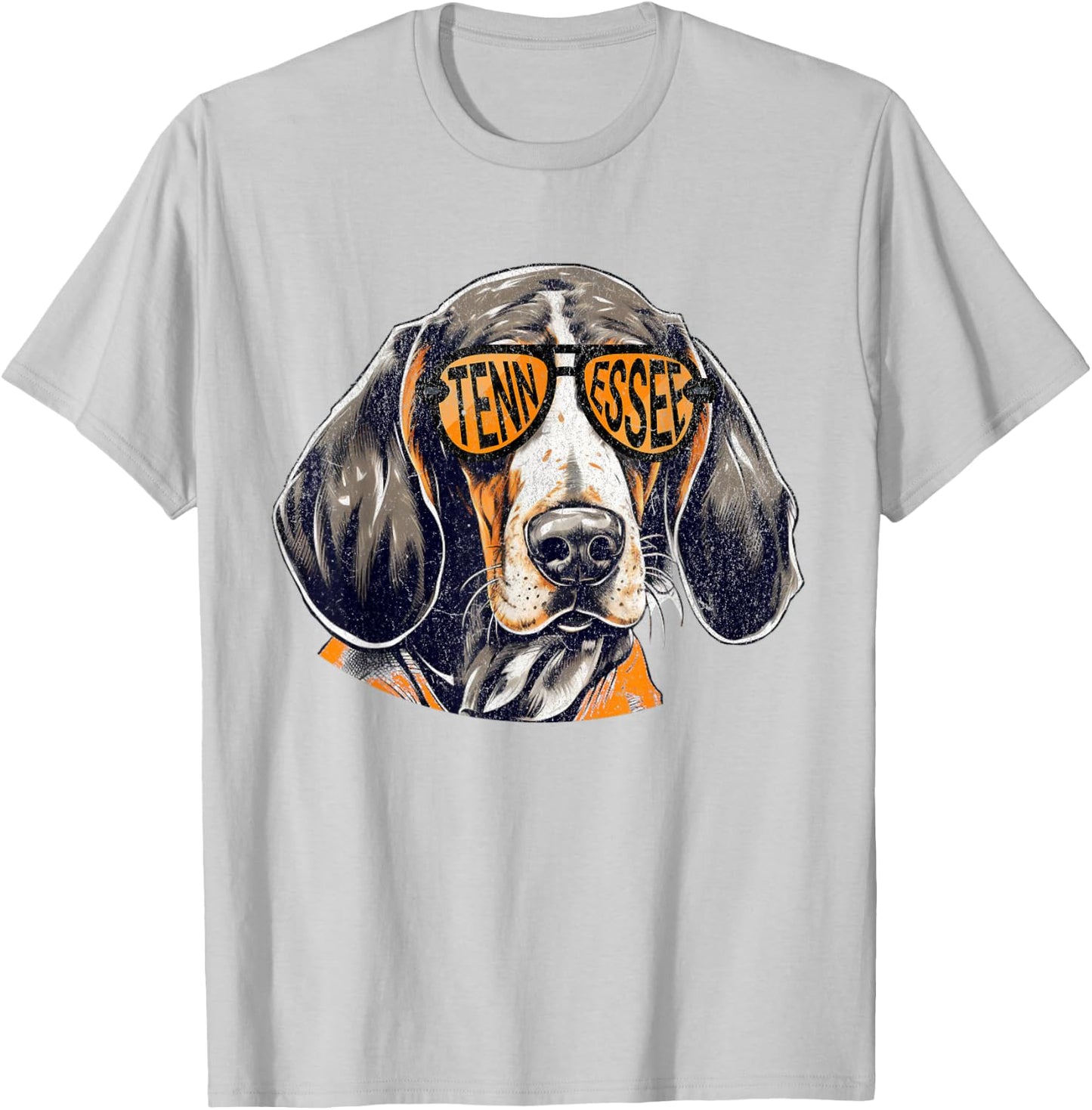 Tennessee Dog Sport Lovers | Tennessee Coonhound Fan Men Women Kids T-Shirt - T-Shirt | Ash