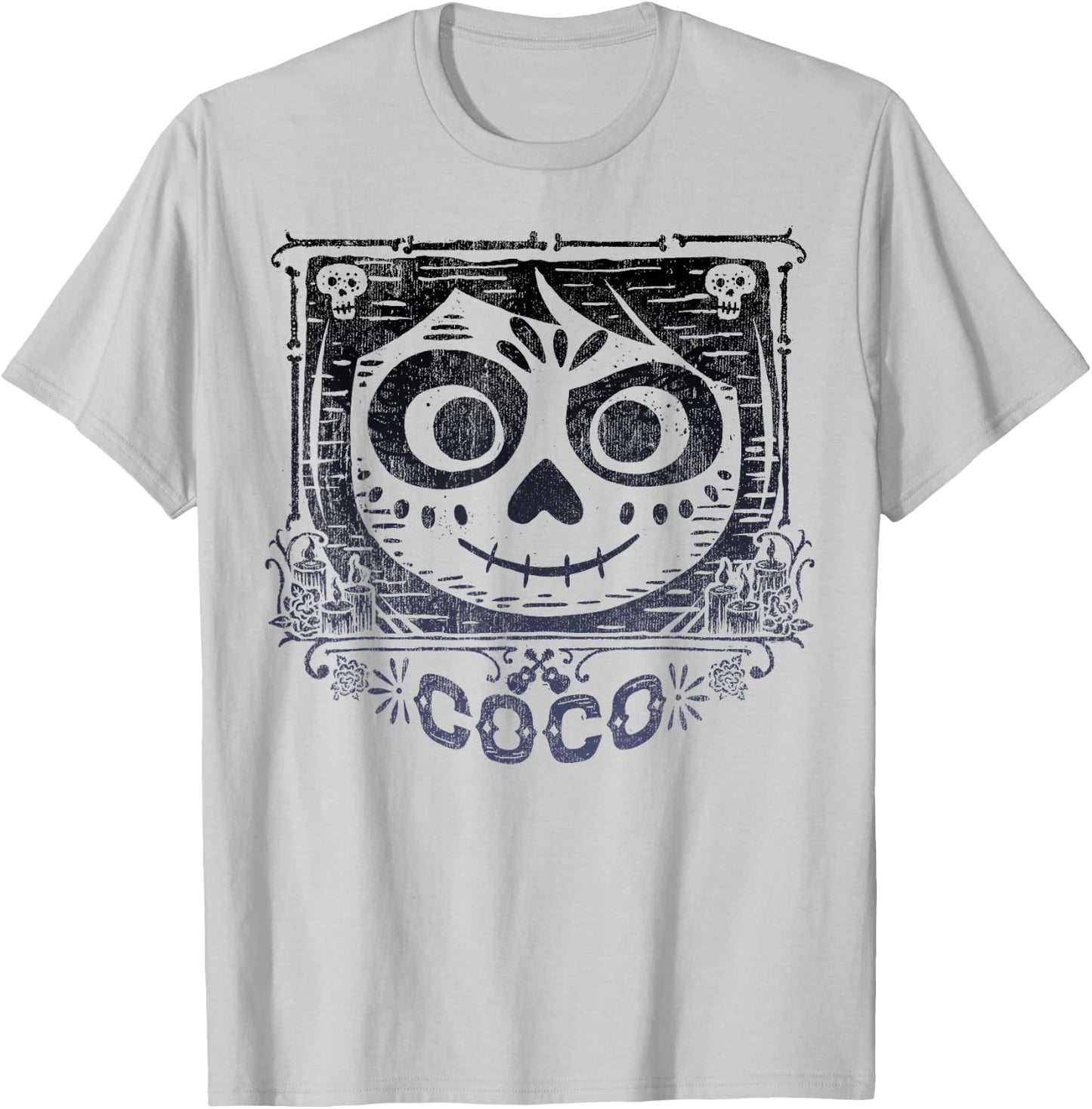 Disney Pixar Coco Miguel Portrait T-Shirt - T-Shirt | Ash