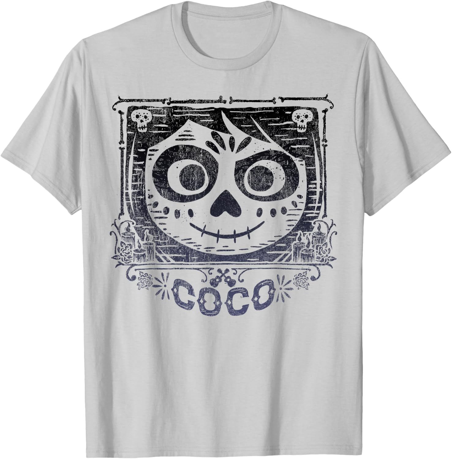 Disney Pixar Coco Miguel Portrait T-Shirt - T-Shirt | Ash