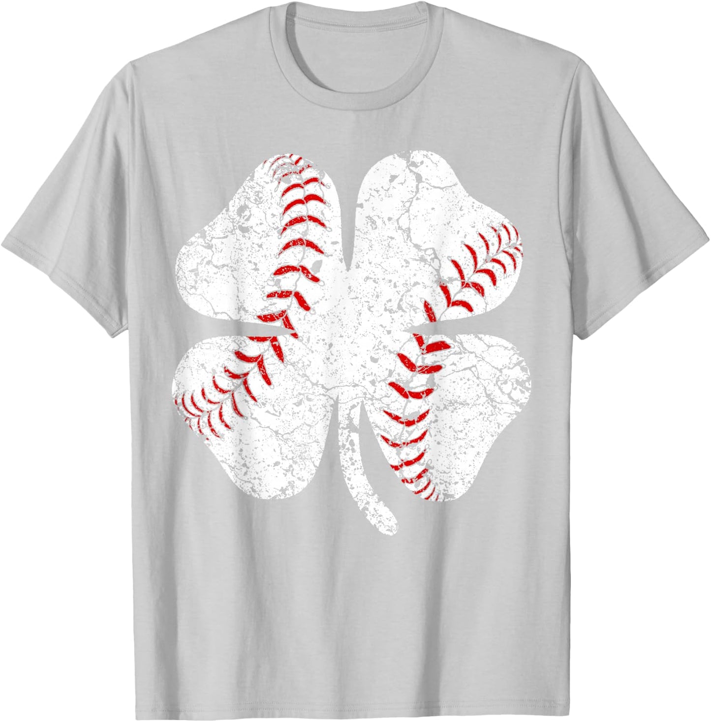 Baseball St Patricks Day Boys Girls Men Women Shamrock Green T-Shirt - T-Shirt | Ash