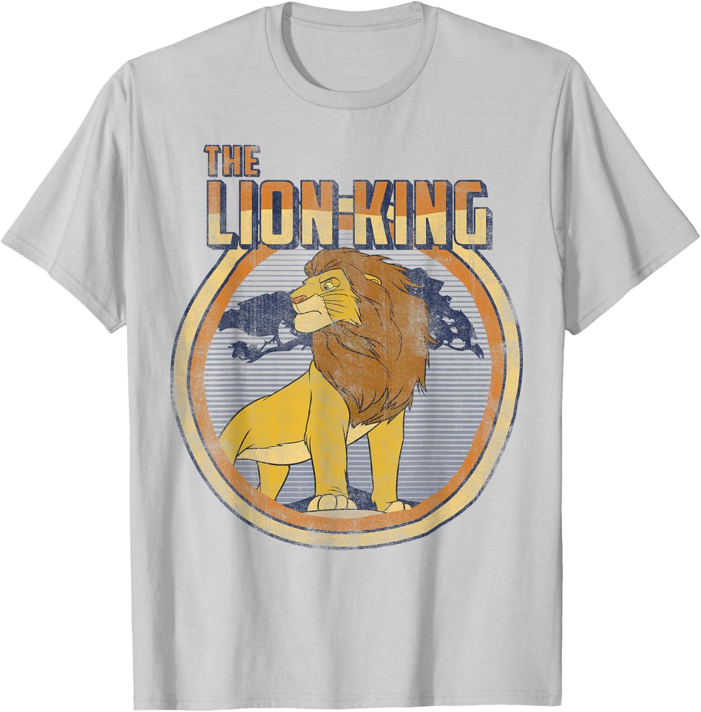 Disney Lion King Classic Simba Graphic T-Shirt - T-Shirt | Ash