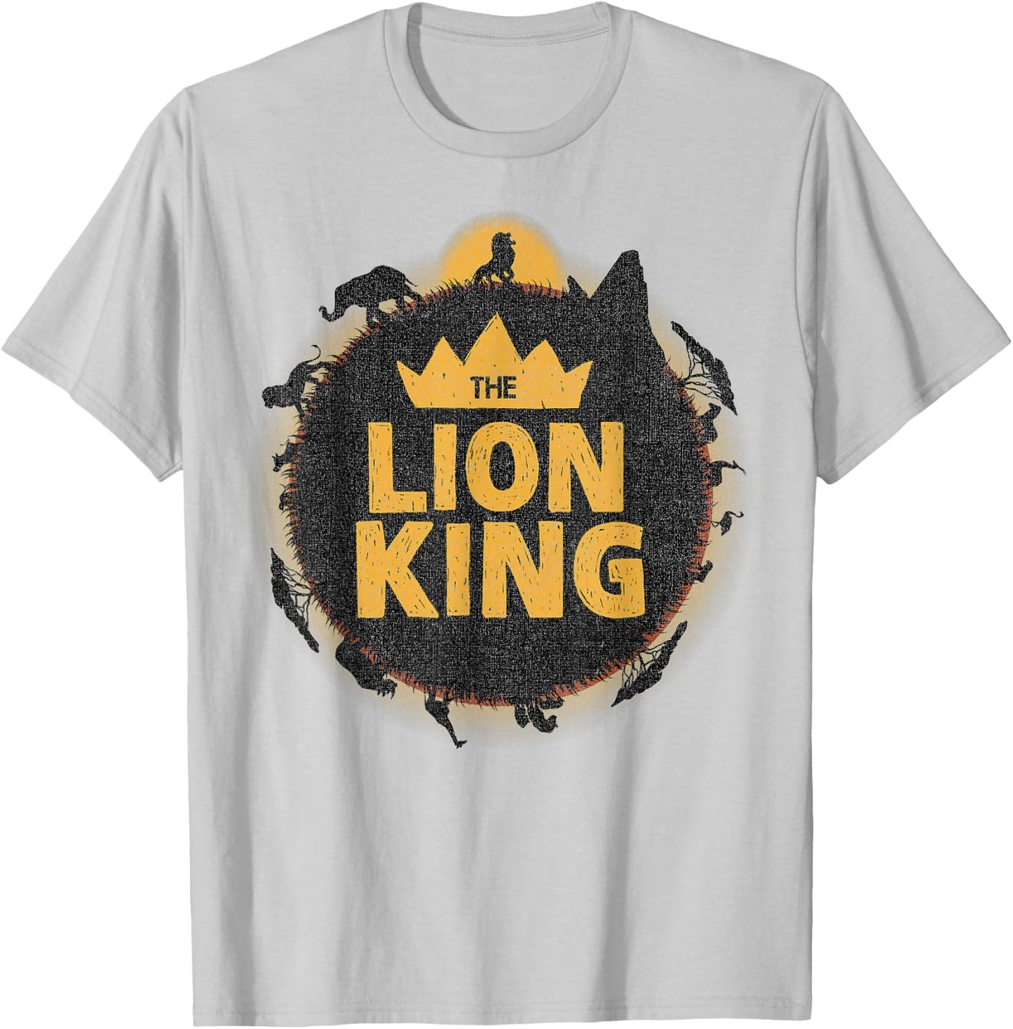 Disney The Lion King Around The World Safari Logo T-Shirt - T-Shirt | Ash