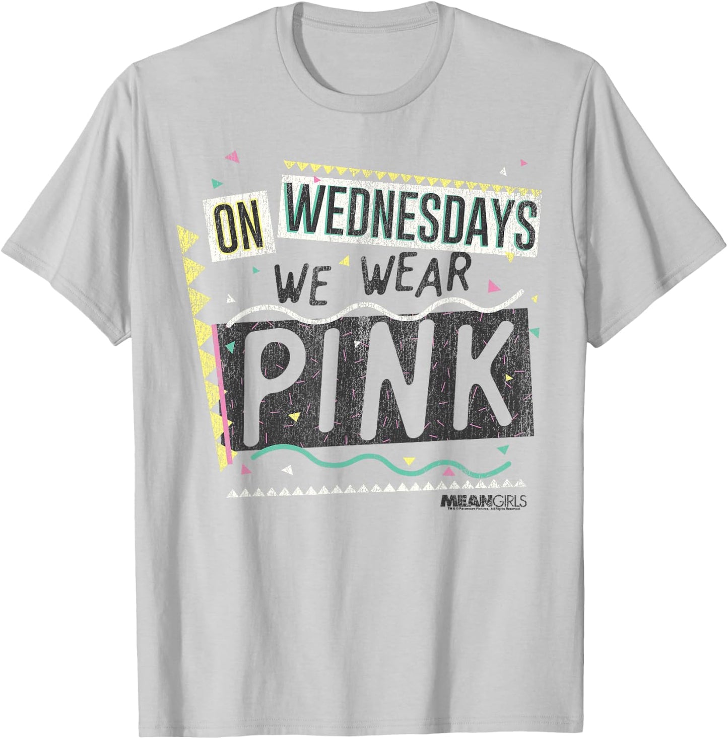 Mean Girls On Wednesdays We Wear Pink Graphic T-Shirt - T-Shirt | Ash