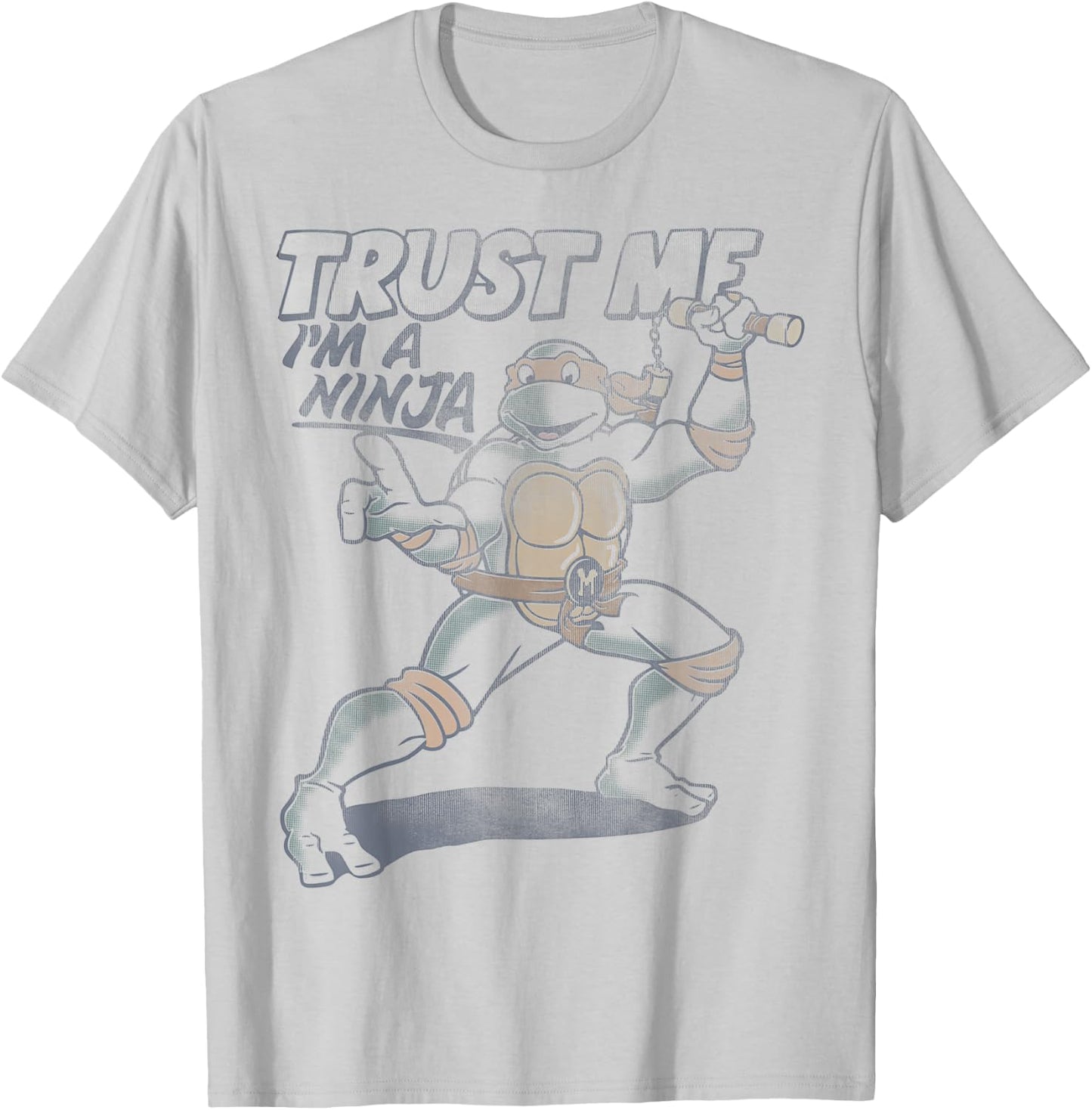 Teenage Mutant Ninja Turtles Michelangelo Trust Me T-Shirt - T-Shirt | Ash
