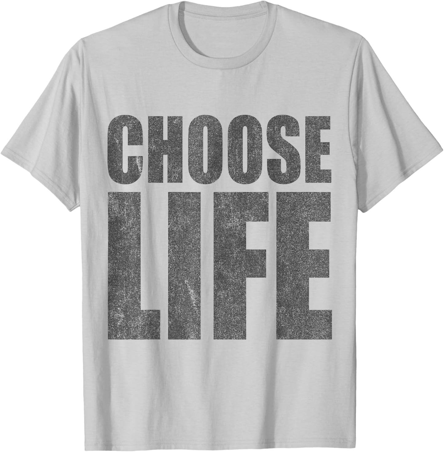 Choose Life Pro-Life Retro 80s T-Shirt - T-Shirt | Ash