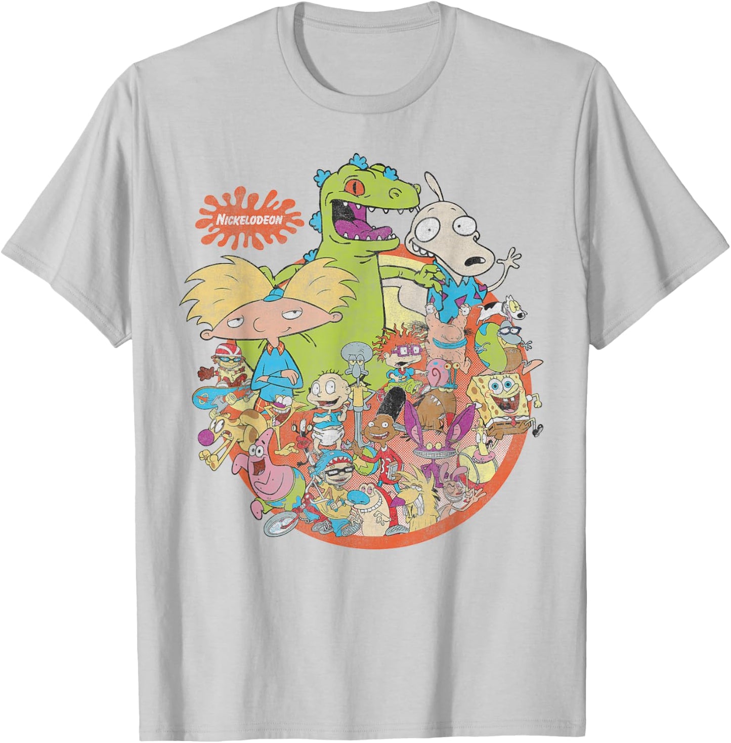 Nickelodeon 90's Nicktoons Graphic T-Shirt - T-Shirt | Ash