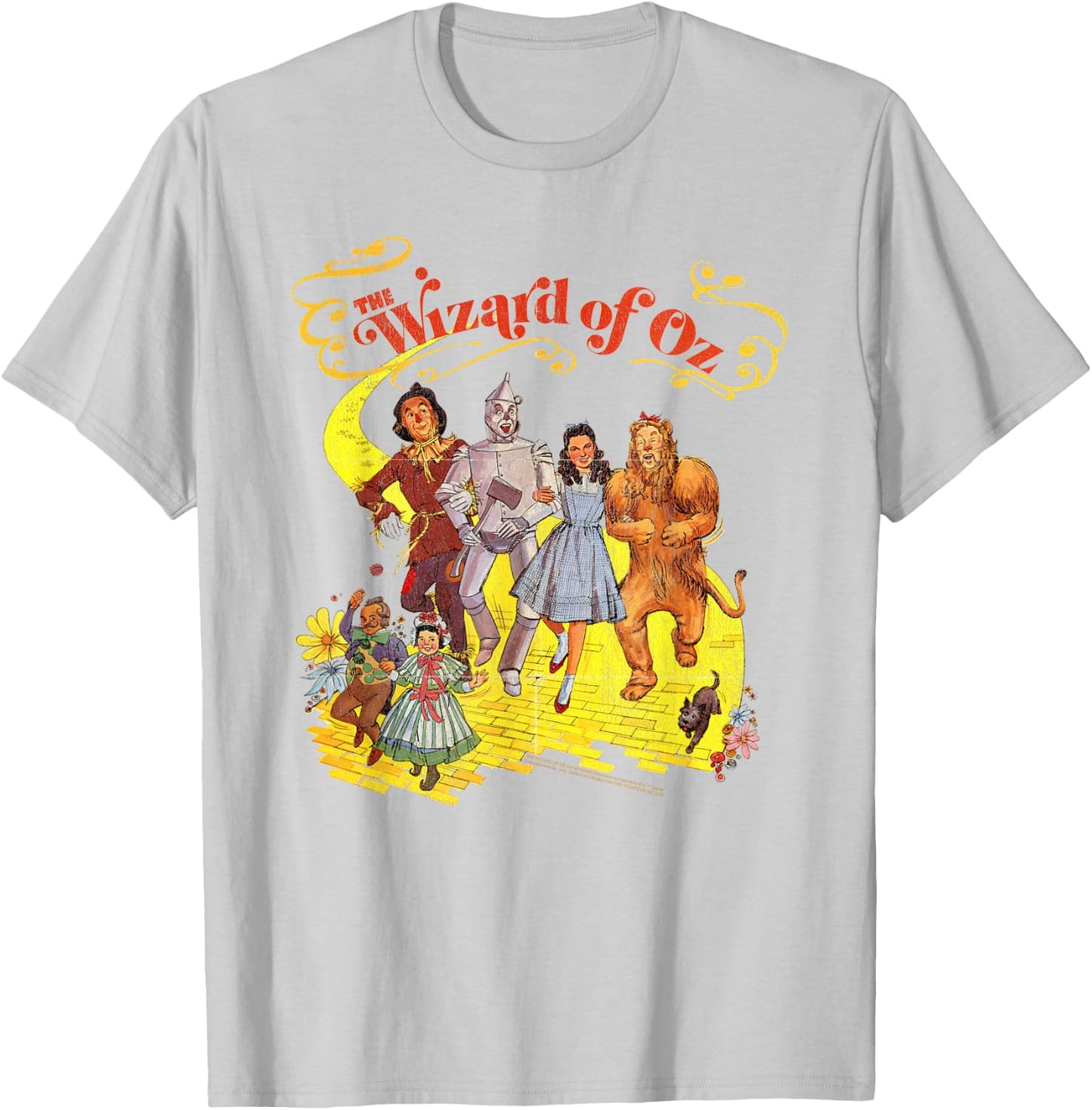 Wizard of Oz Classic Brick Road Small T-Shirt - T-Shirt | Ash