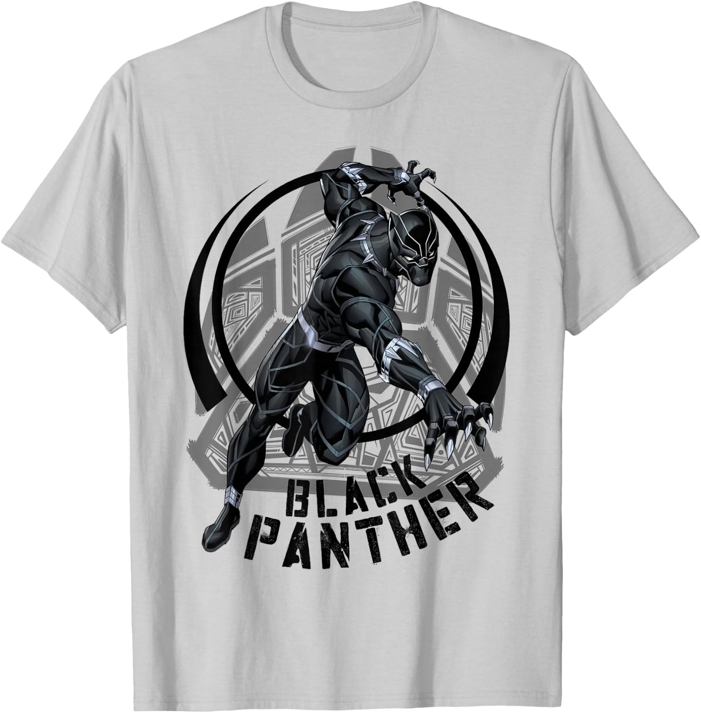 Marvel Black Panther King of Wakanda Paw Graphic T-Shirt - T-Shirt | Ash