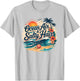 Ocean Air Salty Hair Beach Vacation Summer Tropical Waves T-Shirt - T-Shirt | Ash