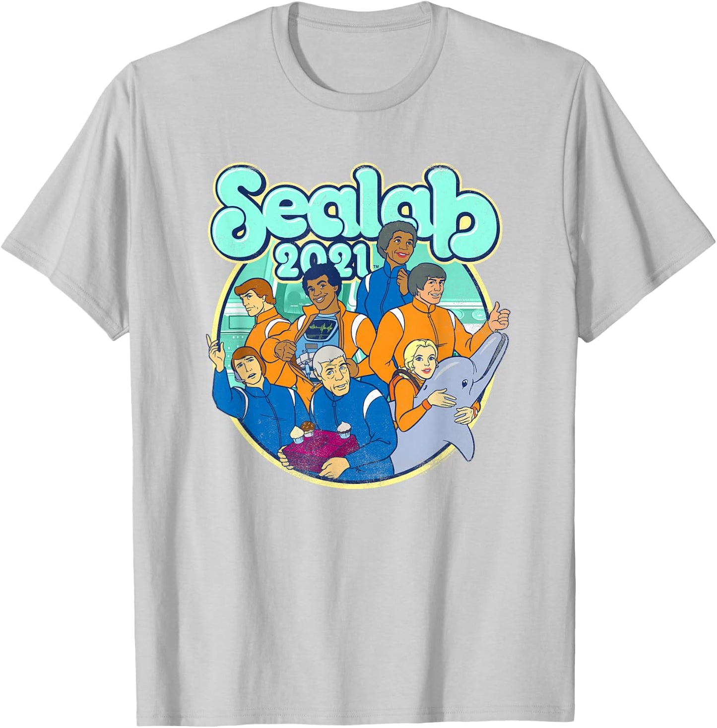 Sealab 2021 Gangs All Here T-Shirt - T-Shirt | Ash