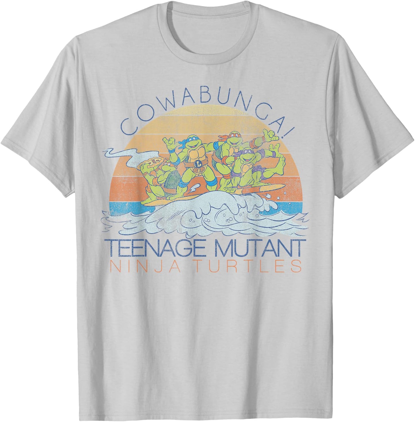 Teenage Mutant Ninja Turtles Cowabunga Surf -Shirt T-Shirt - T-Shirt | Ash