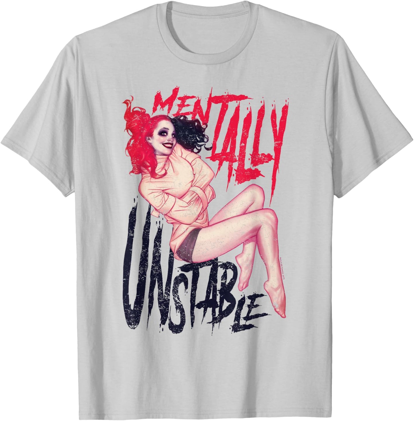 Harley Quinn Unstable T-Shirt - T-Shirt | Ash