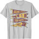 Arizona State University Sun Devils Distressed Pennants T-Shirt - T-Shirt | Ash