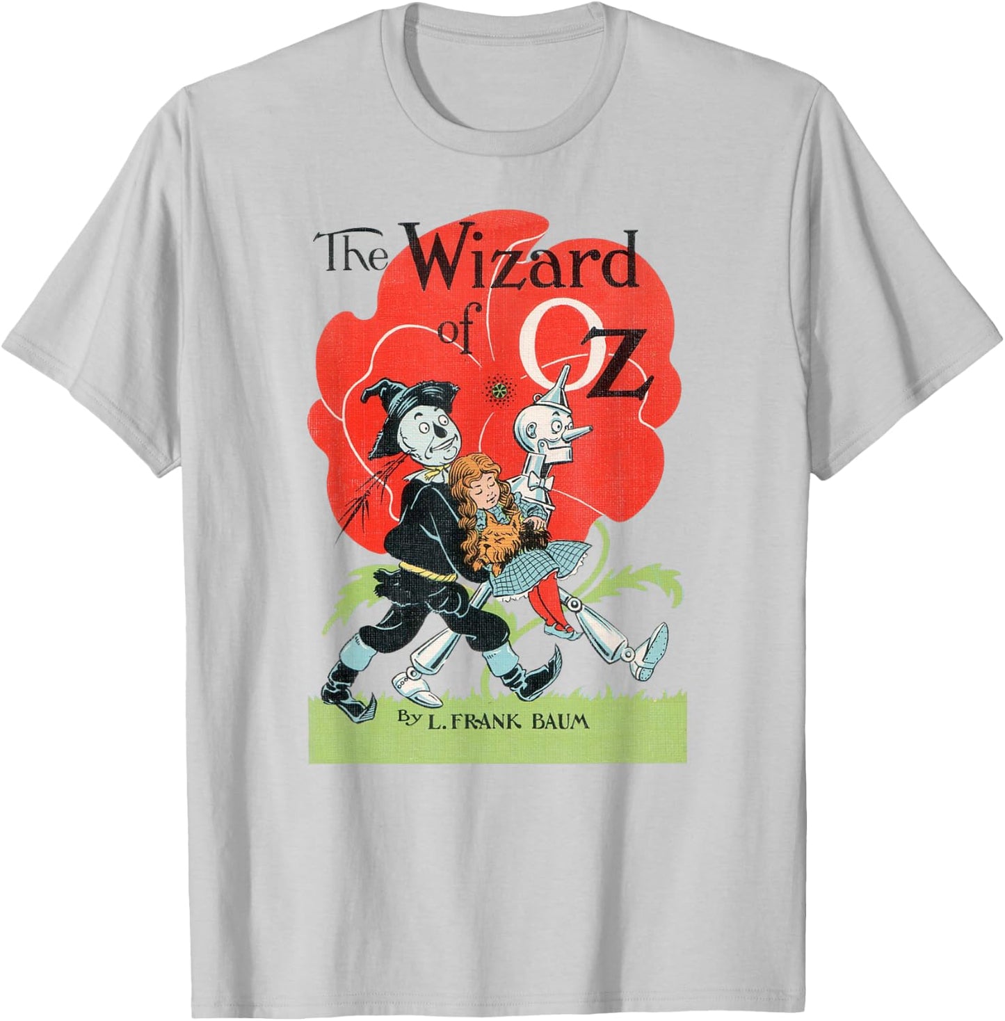 Vintage Wizard of OZ -Dorothy Scarecrow Tin Man Shirt T-Shirt - T-Shirt | Ash