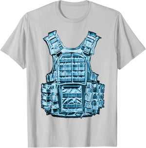 Blue Stay Ready WT Blue Graphic T-Shirt - T-Shirt | Ash