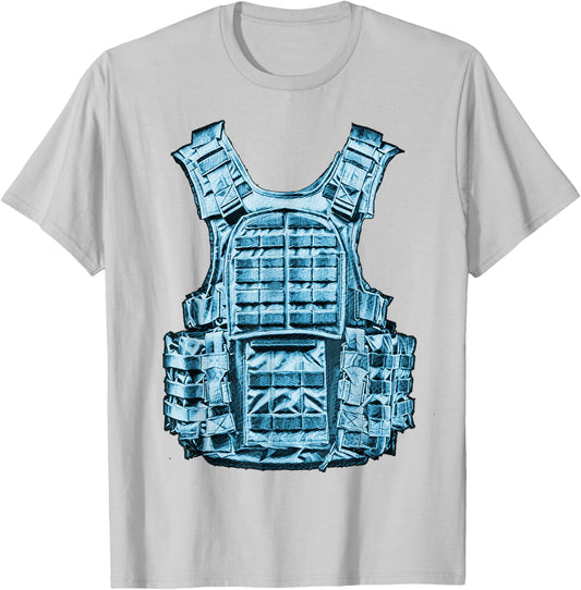 Blue Stay Ready WT Blue Graphic T-Shirt - T-Shirt | Ash