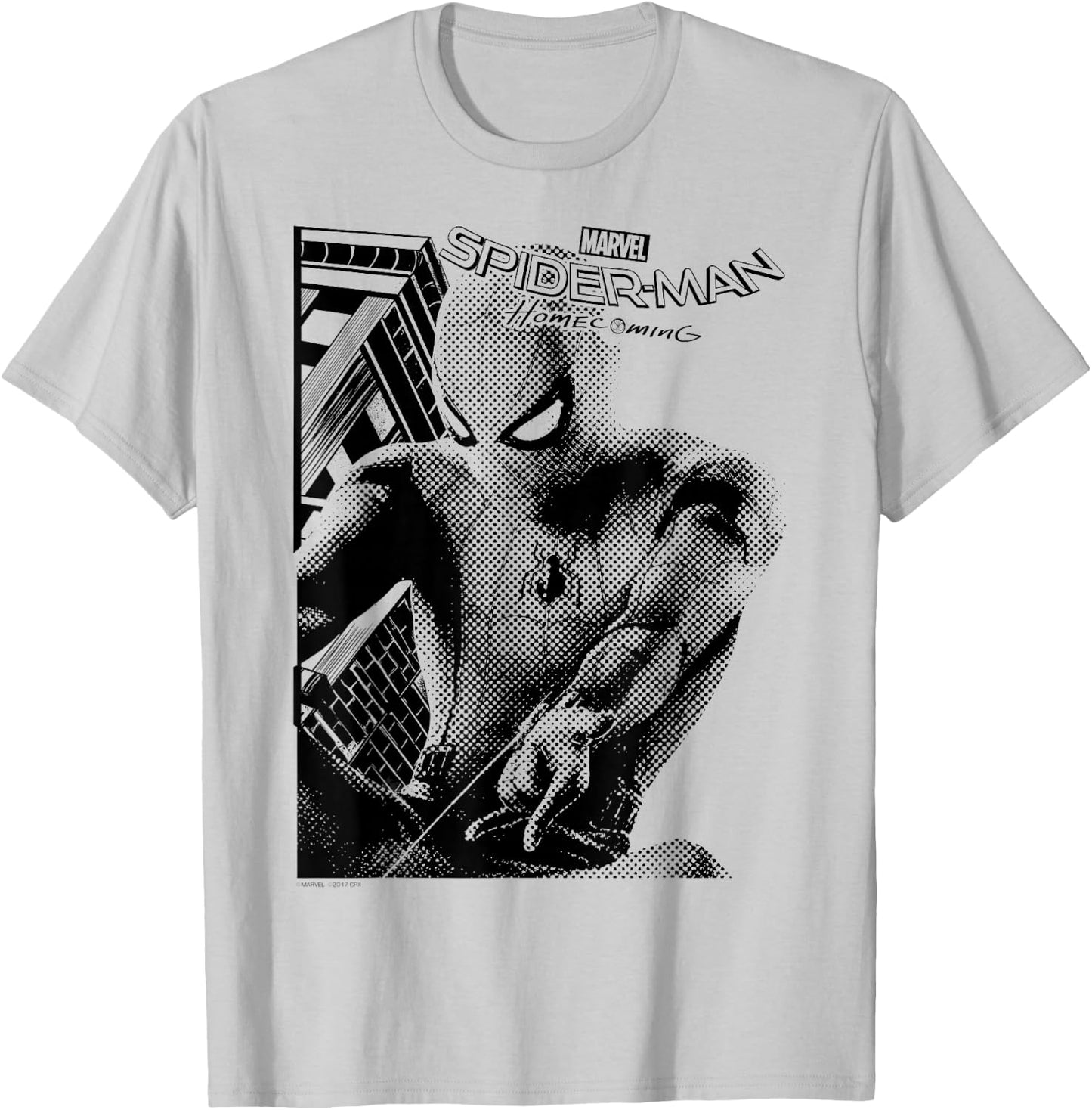 Marvel Spider-Man Homecoming Tonal Drop Graphic T-Shirt - T-Shirt | Ash