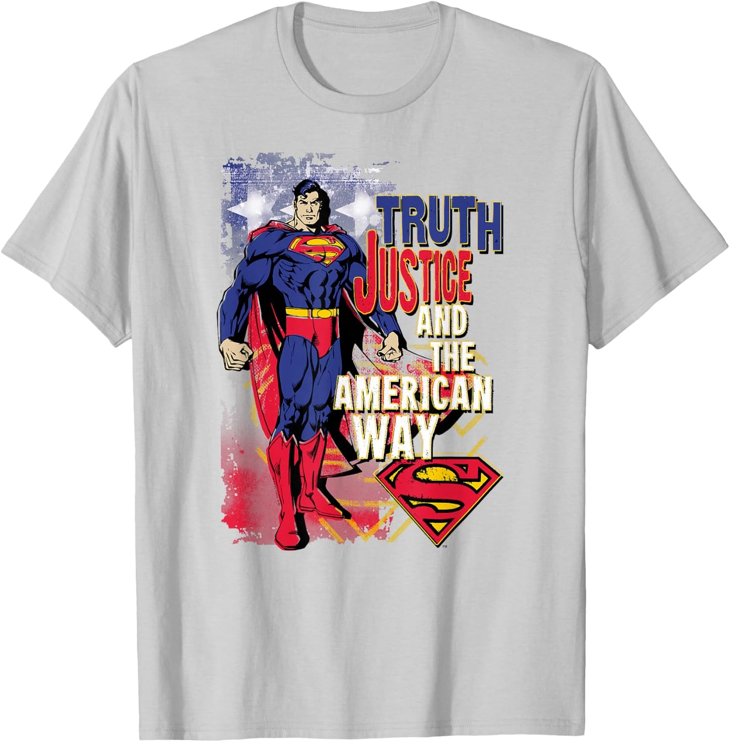 Superman Truth Justice T Shirt T-Shirt - T-Shirt | Ash