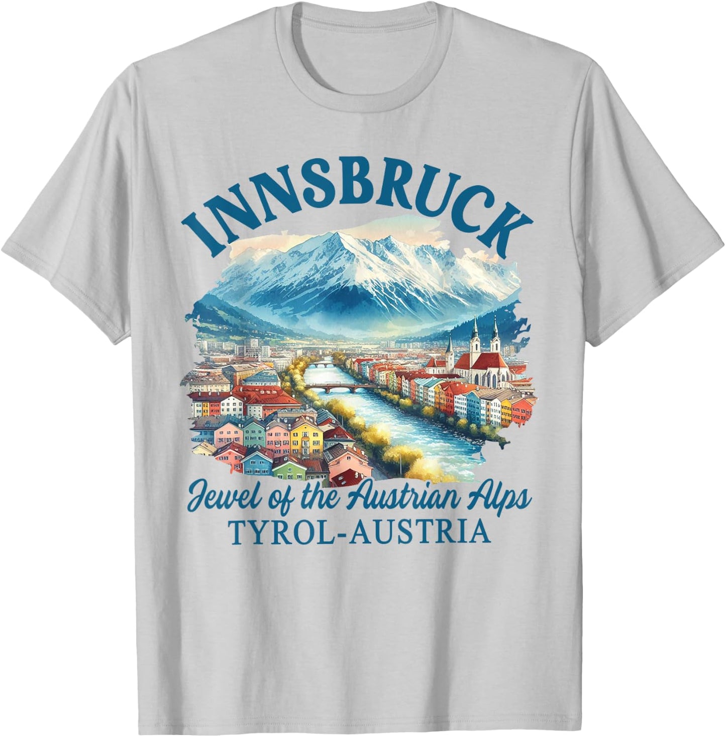 Innsbruck Travel Austria Meet Me In Innsbruck Austrian Trip T-Shirt - T-Shirt | Ash