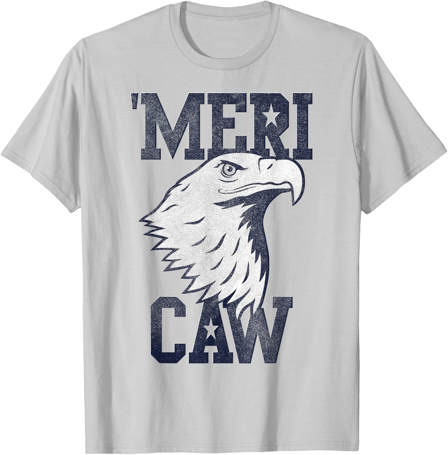 Meri Caw Eagle Head T-Shirt - T-Shirt | Ash