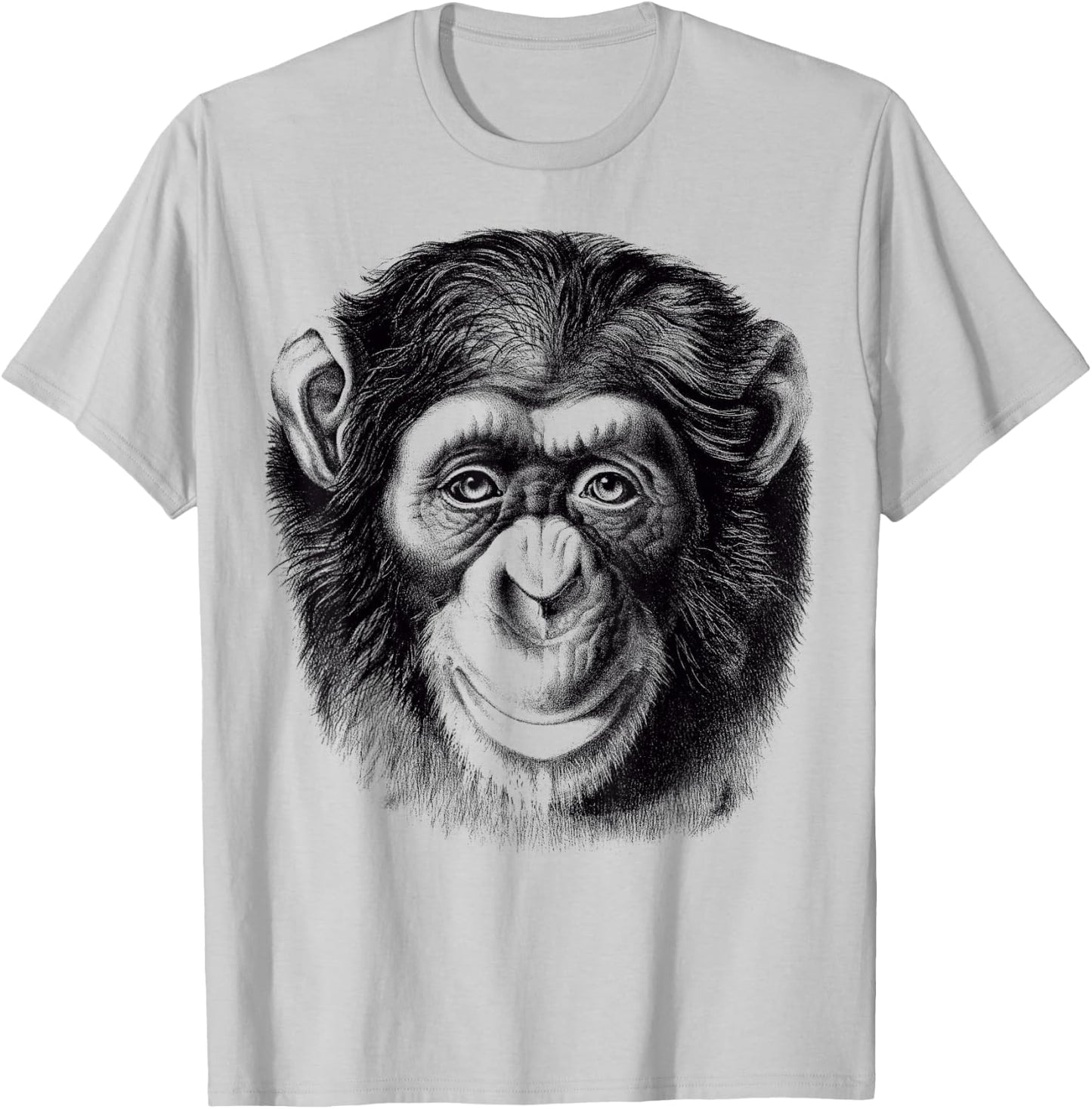 Chimpanzee Monkey Cool Chimpanzee T-Shirt - T-Shirt | Ash