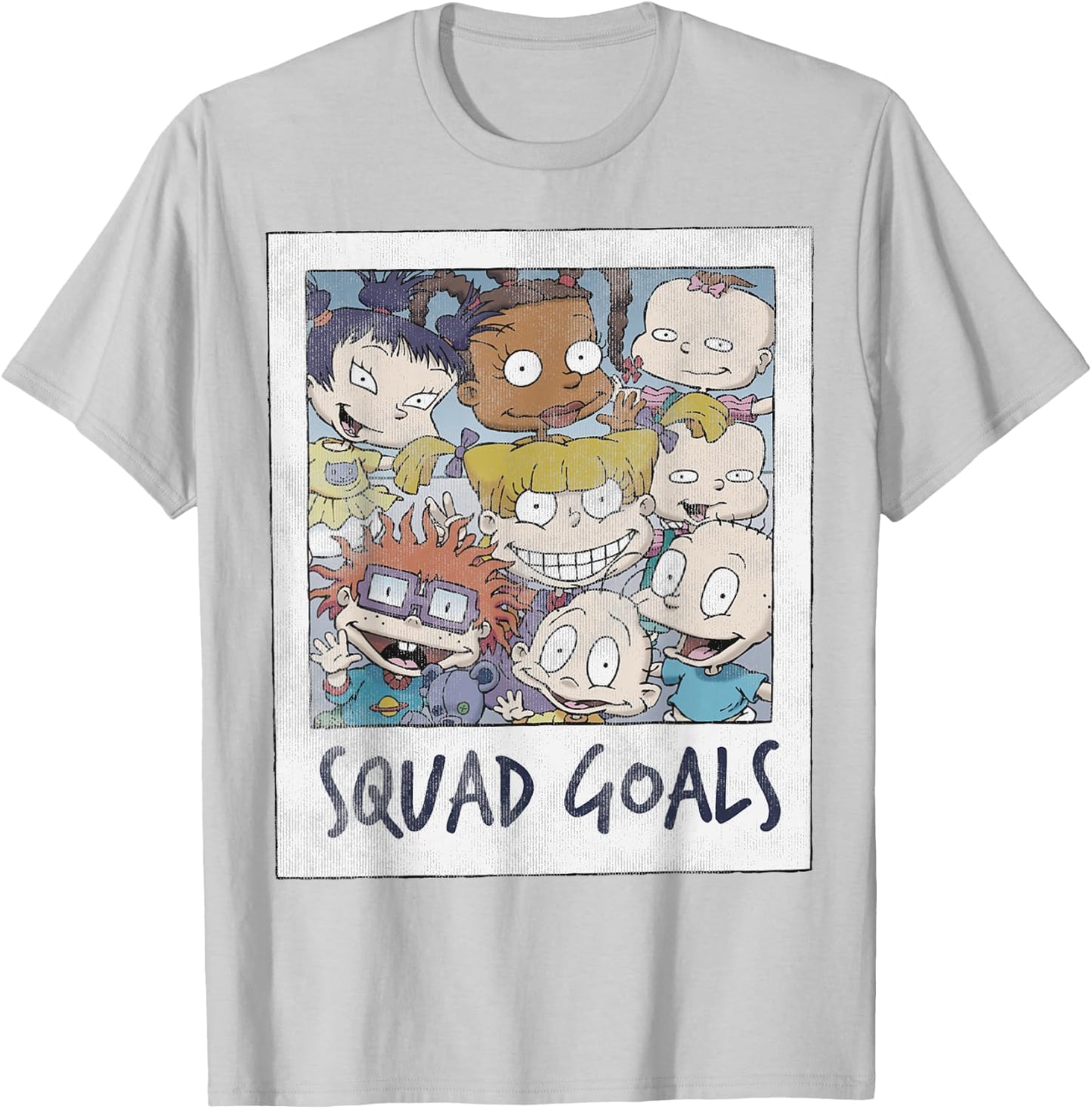 Rugrats Baby Squad Polaroid Picture Vintage Graphic T-Shirt - T-Shirt | Ash